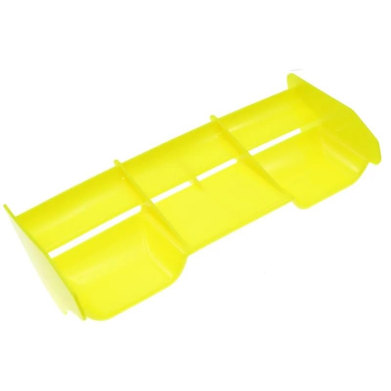 1:8 Buggy RC Cars RC Plastic Nylon Tail Wing for 1/8 Scale Nitro Electric Powered Off Road BuggyTruck Remote(Yellow)