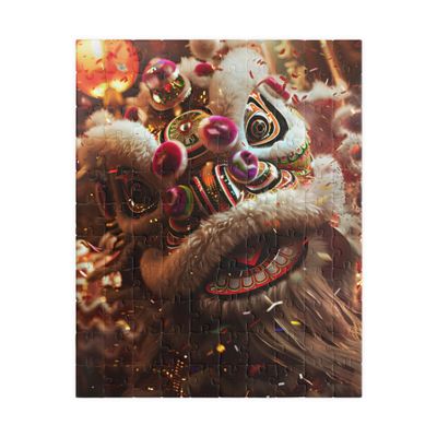 1000 - Piece Chinese Lion Dancer Puzzle - Chinese New Year, Holiday, Lion Dancer, Unique, Adult