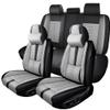 QUFEI Full Set Seat Covers for Chevy Trax 2015-2024 2025,Leather Car Seat Cover,Soft Seat Cushion Covers with Airbag,Waterproof Automobile Seat Protectors for Trax(Black Gray,Deluxe) view 1