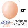 110pcs Pastel Orange Balloon 12 Inch, Pastel Orange Latex Balloons for Birthday Party Baby Shower Wedding(with 2 Ribbons). view 3