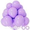 110pcs Pastel Purple Balloon 12 Inch, Pastel Purple Latex Balloons for Birthday Party Baby Shower Wedding(with 2 Ribbons). view 1
