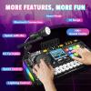 DJ Mixer for Kids, Toddler DJ Mixing Table with DJ Turntable, Game Mode, Light & Speed Control and Microphone, Gifts for 3 4 5 6 Years Old Boys Girls - Kid DJ Mixer Set view 2
