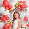 110pcs Pastel Red Balloon 12 Inch, Pastel Red Latex Balloons for Birthday Party Baby Shower Wedding(with 2 Ribbons). view 4