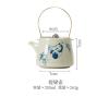 200Ml/7oz hand-painted ceramic panda beam teapot, single household Kung Fu tea set - Panda Play Beam Teapot view 4
