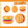 Drayear 54 Pieces Hamburger Yo Yo Toys Novelty Beginner Responsive Ball Bulk Plastic Burger Yo Yo Toy for Birthday Classroom Prizes Burger Party Favors Goodie Bag Fillers view 2
