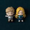2pcs Marcille Donato Figure Laios Touden Figure, 3'' Mini Anime Figurine Marcille Laios Figures Statue Model Handmade Collectible Gifts view 3