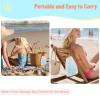 Blublu Park 2Pcs Sand Remover for Beach Kids and Adults, Baby Powder Sand Removal Bag, Baby Beach Essentials for Vacation,Skin-Friendly, Beaches Accessories, Must Haves, Gifts for Family view 4