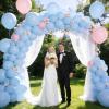 110pcs Pastel Blue Balloon 12 Inch, Pastel Blue Latex Balloons for Birthday Party Baby Shower Wedding(with 2 Ribbons). view 4