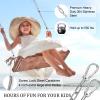 2 Pack 25in Hanging Swing Chain with 4 Carabiners, 550LB Capacity Hanging Kits Heavy Duty Hanging Chair Hardware for Hammock Swing Hanging Chair Punching Bags Sandbag Indoor Outdoor Yoga Gym (Silvery) view 3