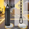 2 Pack 44in Hanging Swing Chain with 4 Carabiners, 660LB Capacity Hanging Kits Heavy Duty Hanging Chair Hardware for Hammock Swing Hanging Chair Punching Bags Sandbag Indoor Outdoor Yoga Gym (Black) view 4