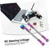 Kisangel 6pcs Adjustable Pull Rods for Rc Steering Linkage Compatible Racing Buggy Upgrade Parts view 3