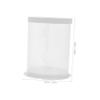 ABOOFAN Doll Storage Organizer Display Case for Figures Plastic Doll Display Stand Showcase view 2