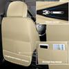 NCCLOVELY Car Seat Covers for Volvo S90 2017-2024 2025,Waterproof Leather Seat Covers 2-Seats Standard,Interior Accessories with Airbag,Automobile Seat Cover Sets for S90(Beige) view 3