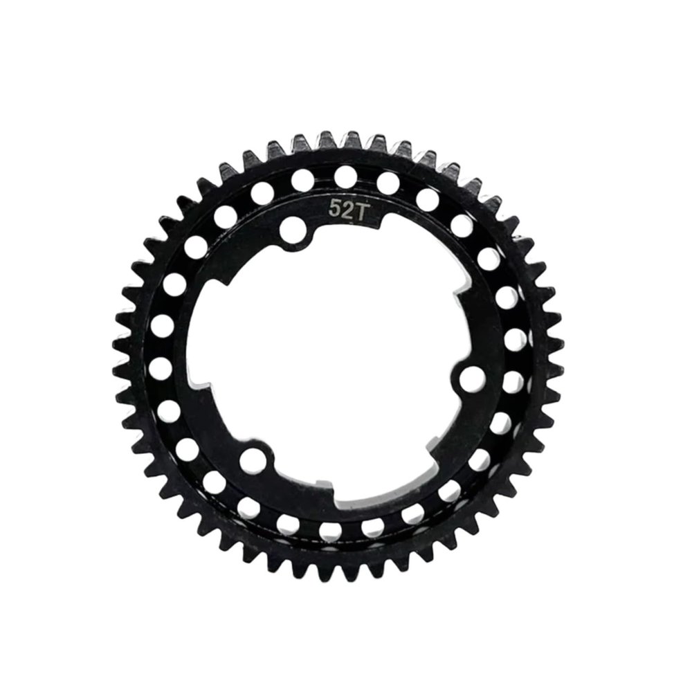 RC Car DIY Parts for E-Revo 2.0 for Vxl for Maxx for Traxxas 1/5 for X-Maxx 1/7 XO-1 1/10 Steel 46T 50T 52T 54T Spur Gear 1.0M 6447 6449 RC Car Upgrade Parts(52T)