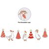 2pcs Goose Party Decorations, Paper One Silly Goose Banner Funny Baby Shower Garland Decor Farm Animal Themed Party Supplies for DIY Baby Shower & Birthday Celebrations view 4