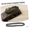 Toddmomy 5pcs DIY Tank Track Replacement Parts for Robot Tank Treads Rc Tracked Vehicles view 4
