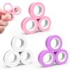 Cevioce Easter Basket Stuffers,9 PCS Magnetic Ring Fidget Toys Set for Adults Teens Boys,ADHD Anxiety Magnetic Fidget Spinner,Birthdays Gifts for Kids Coolest Magnet Stress Relief Toy for 8+ Year Old view 1