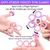 Cevioce Easter Basket Stuffers,9 PCS Magnetic Ring Fidget Toys Set for Adults Teens Boys,ADHD Anxiety Magnetic Fidget Spinner,Birthdays Gifts for Kids Coolest Magnet Stress Relief Toy for 8+ Year Old view 4
