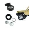 4 Pieces RC Car Tires Rubber Replacement for MN82 82S LC79 1:12 Scale Model DIY Upgrade view 3