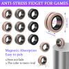 Cevioce 9 PCS Magnetic Ring Fidget Toys Set,ADHD Anxiety Magnetic Fidget Toys Adults Boys,Coolest Fidget Spinner Finger Ring Stress Relief Toy for Teens,Birthdays Easter Gifts for 8+ Year Old Present view 3