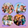 12 PCs Kids Keychains - Keychain Cute for Birthday Goodie Bags Easter Egg Fillers for Kids Easter Egg Stuffers Classroom Party Favors Pinata Toys Keyrings Classroom Prizes Elementary Child Bulk Items view 4