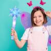 BESPORTBLE Light Up Snowflake Wands:Princess Wand Girl Cosplay Toy for Kids Girls Princess Birthday Party Supplies view 2