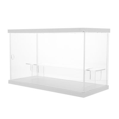 HOODANCOS Acrylic Display Case Figures Dust Storage Showcase for Dolls and Collectibles Compact and Acrylic Construction