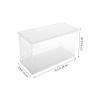 HOODANCOS Acrylic Display Case Figures Dust Storage Showcase for Dolls and Collectibles Compact and Acrylic Construction view 2