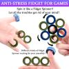 Cevioce 9 PCS Magnetic Ring Fidget Toys Set,ADHD Anxiety Magnetic Finger Spinner Pack for Adults and Teens,Kids Coolest Magnet Stress Relief Toy for 8+ Year Old Boys Girls Present view 4