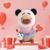 Acgtrick Capybara Plush with 9 Pcs Capybara Costume, Kawaii Dress Up Capybara Stuffed Animal, Dress Up Cute Capybara Plushies for Kids Girls Boys view 3