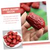 Happyyami 30pcs Realistic Fake Fruit Dates Artificial Red Dried Jujube Home Decor for Photography Store Display view 2