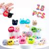 18 PCs Kids Keychains - Keychain Cute for Birthday Goodie Bags Stuffers Easter Egg Fillers for Kids Easter Egg Stuffers Classroom Prizes Elementary Carnival Prizes in Bulk Backpack Treasure Box view 1