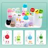 18 PCs Kids Keychains - Keychain Cute for Birthday Goodie Bags Stuffers Easter Egg Fillers for Kids Easter Egg Stuffers Classroom Prizes Elementary Carnival Prizes in Bulk Backpack Treasure Box view 2