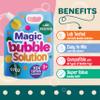 Klevly 67 oz Iridescent Bubble Solution Refill | Non-Toxic Quick & Easy Just Add Water to Make 67 oz Bubble Refill Solution | Bubbles for Kids | Bubbles Bulk | Bubble Machine Solution | Giant Bubbles view 3
