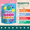 101 oz Iridescent Bubble Solution Refill | Non-Toxic Quick & Easy Just Add Water to Make 101 oz Bubble Refill Solution | Bubbles for Kids | Bubbles Bulk | Bubble Machine Solution | Giant Bubbles view 3
