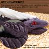3D Printed Feathered Wyvern Dragon-13.5 inch, 3D Printed Dragon Animals Pack,Flying Dragon,Articulated Dragon,Fidget Dragon,Desktop Ornament Pet Toys,3D Printed Stuff(Chameleon Series-Royal Green) view 4