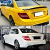 BDBO Rear Spoiler Wings for Mercedes Benz C Class W204 (2008-2014) C180 C200 C250 C300 C350 C63 4-Door Sedan Trunk Spoiler Wing Trunk Tail Rear Trunk Lid,Glossy Black - R Style Duckbill Spoiler view 3
