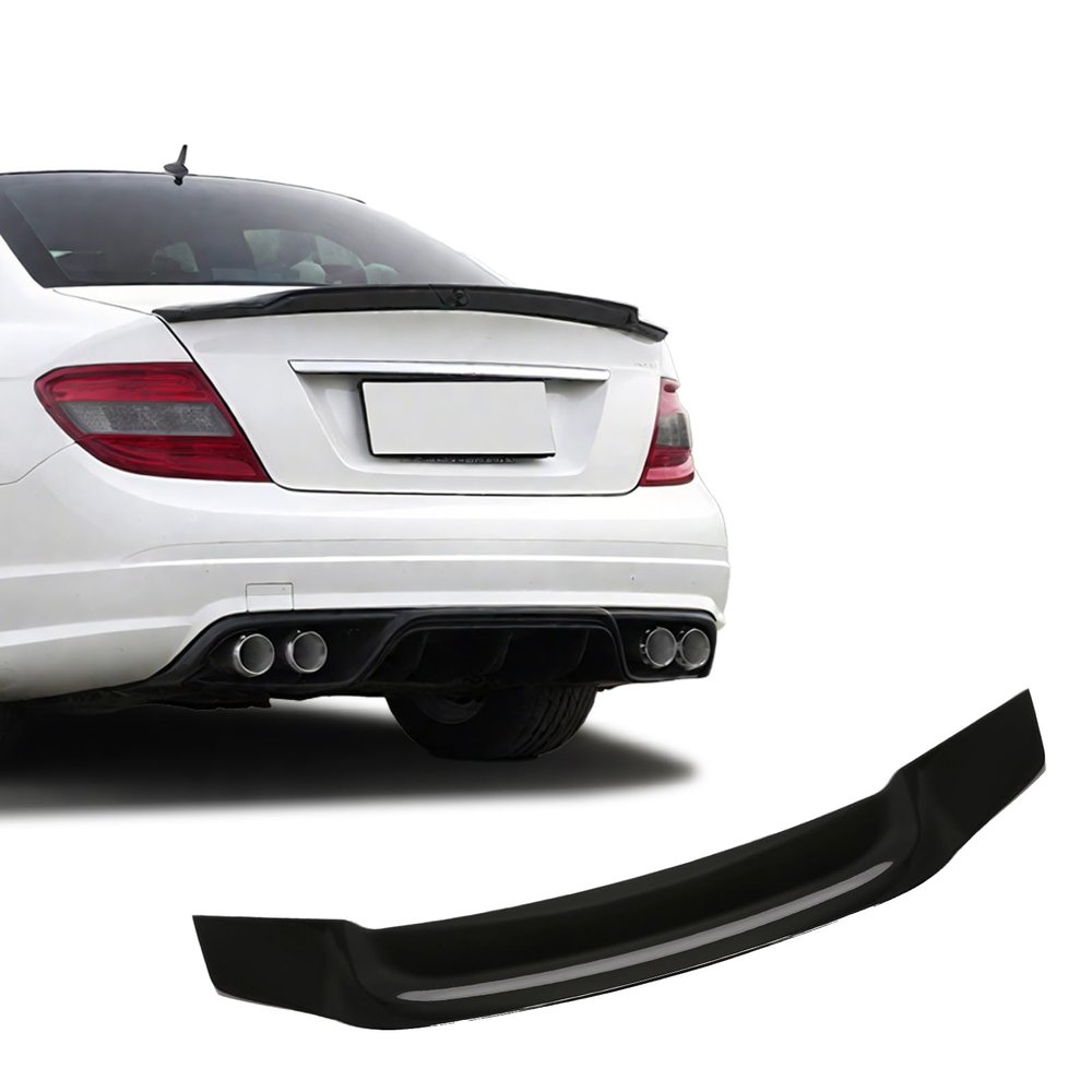 BDBO Rear Spoiler Wings for Benz CLA-Class C117 W117 4-Door Sedan 2013-2019 Trunk Spoiler Wing Trunk Tail Rear Trunk Lid,Glossy Black Duckbill Style