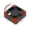 30x30mm/1.2x1.2in RC Cooling Fan, 28000 RPM Maximum Speed 28mm/1.1in Cable Electric Motor Cooling Fan for 1/10, 1/12, 1/8 RC ESC Engines (Orange) view 2