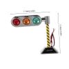 Unomor Led Car Sign Traffic Signal Light Ornament Miniature Traffic Signal Lamp for Car Interior Decor view 2