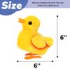 Hopearl Walking Duck Pet Quack Duckling Interactive Electronic Plush Toy Farm Animals Animated Gifts for Toddlers Birthday, Yellow, 8'' view 2