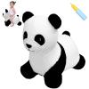 INPANY Bouncy Horse, Panda Hopper Toys, Toddler Plush Bouncing Animal, Kid Inflatable Ride on Rubber Bouncer, Outdoor Cool Birthday Gift for 2 3 4 Yr Boy Girl view 1