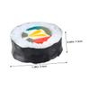 Ciieeo 4pcs Realistic Sushi Food Models for Display and Photography Japanese Faux Sushi Rice for Home Decor and Crafts Authentic Look Quality Materials view 2