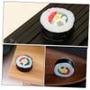 Ciieeo 4pcs Realistic Sushi Food Models for Display and Photography Japanese Faux Sushi Rice for Home Decor and Crafts Authentic Look Quality Materials view 3