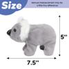 Hopearl Walking Koala Interactive Crawling Wild Animal Electronic Plush Toy Animated Gifts for Toddlers Birthday, Gray, 8'' view 2