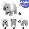Hopearl Walking Koala Interactive Crawling Wild Animal Electronic Plush Toy Animated Gifts for Toddlers Birthday, Gray, 8'' view 3