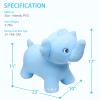 INPANY Bouncy Horse, Elephant Hopper Toys, Toddler Plush Bouncing Animal, Kids Inflatable Ride on Rubber Bouncer, Outdoor Birthday Gift for 2 3 4 Yr Boy Girl view 2