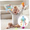 DECHOUS Preschool Educational Toys Interactive Baby Pull String Toys Silicone Baby view 3
