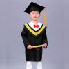 2025 Kindergarten Graduation Gown Cap 2pc Outfits Set Child's Unisex Preschool Ceremony Photo (Yellow, 18-24 Months) view 2
