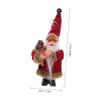 ABOOFAN Christmas Santa Claus Plush Doll Ornament for Holiday Tree Decoration Adorable Hanging Decor for Festive Celebrations and Giving view 2